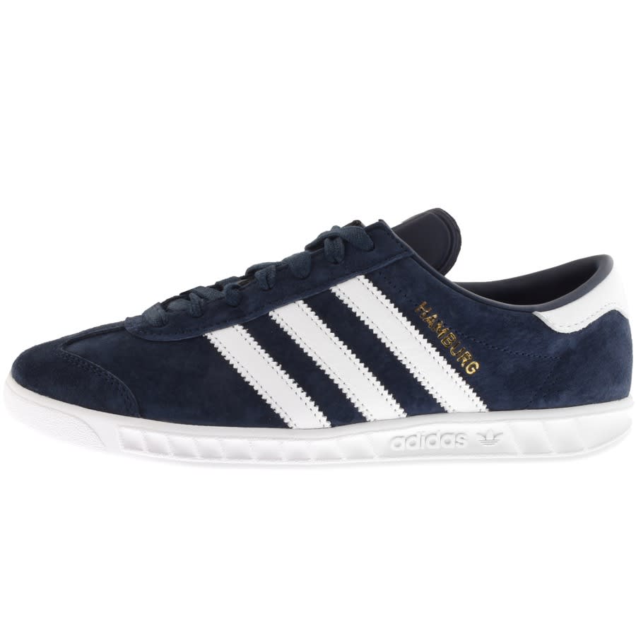 Alternative Image for Productadidas Originals Hamburg Trainers Navy1